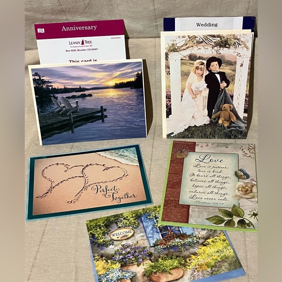 Leanin' Tree Greeting Cards 20 All Occasion Assorted Variety W/ Dividers NOS - Picture 4 of 8